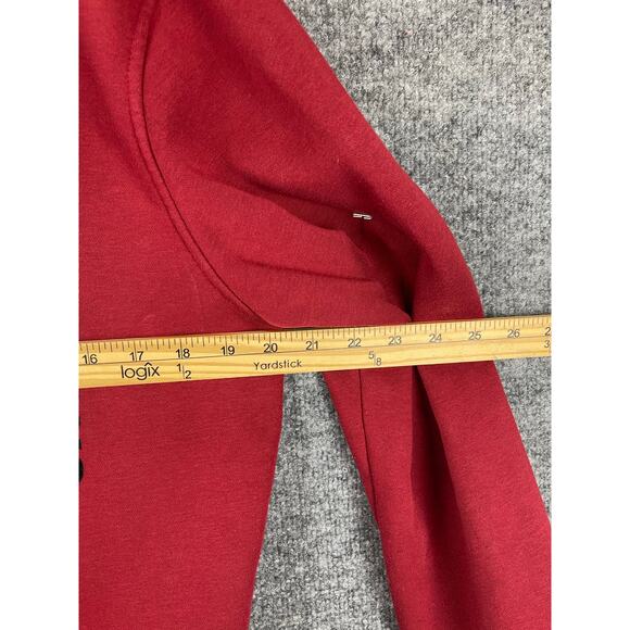 True Religion Men's Classic Logo Graphic Full Zip Hoodie Red, SP - Picture 5 of 7
